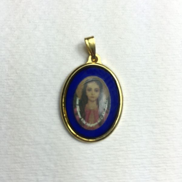 13bluecoloredmedalfrontonly National Shrine of Saint Philomena